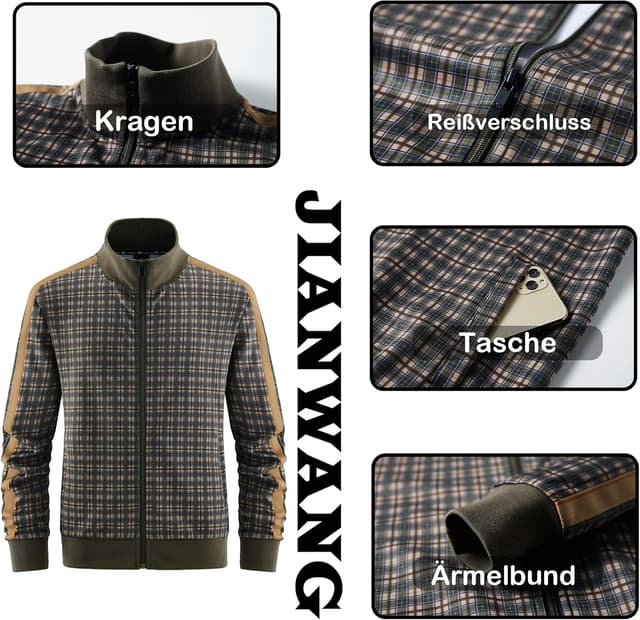 Thumbnail 2 de W JIANWANG Trainingsanzug Herren