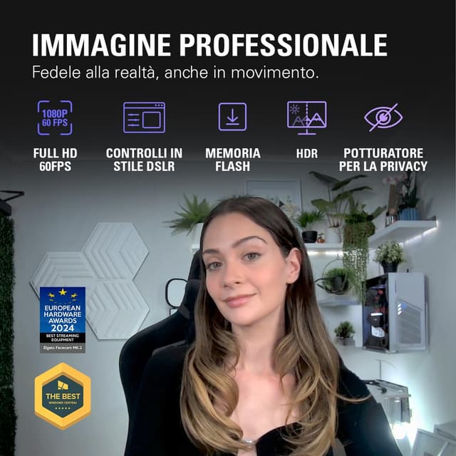 Detalle 2 de Elgato Facecam MK.2 webcam Full HD 1080p60