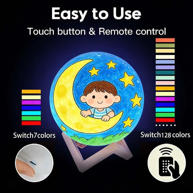 Thumbnail 5 de ACED Paint Your Own Moon Lamp Kit 2025