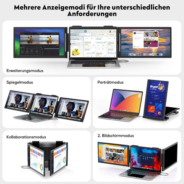 Thumbnail 3 de MAGICRAVEN Laptop Bildschirm Erweiterung 14\" FHD