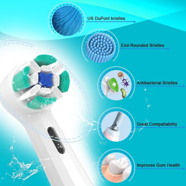 Thumbnail 4 de Oral-B iO Compatible Brush Heads 8 Pack