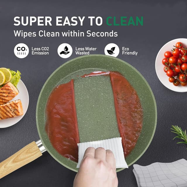 Thumbnail 4 de Kitchen Academy 12-Piece Nonstick Cookware Set