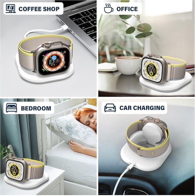 Thumbnail 5 de KTEBO Apple Watch Charger Cable with Dock 1m