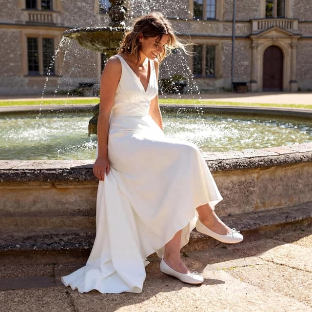 Detalle de DREAM PAIRS ballerine pieghevoli da donna slip-on leggere con fiocco