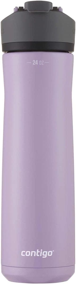 Detalle de Contigo Cortland Chill 2.0 24oz Insulated Stainless Steel Water Bottle with AUTOSEAL Lid (Lavender)