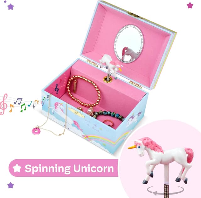 Thumbnail 6 de Jewelkeeper - Joyero Musical Unicornio 🌈 - Melodía The Beautiful Dreamer