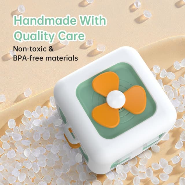 Detalle de lerrbo Sensorisches Spielzeug – 6-in-1 Aktivitätswürfel für Kleinkinder (ab 1 Jahr)