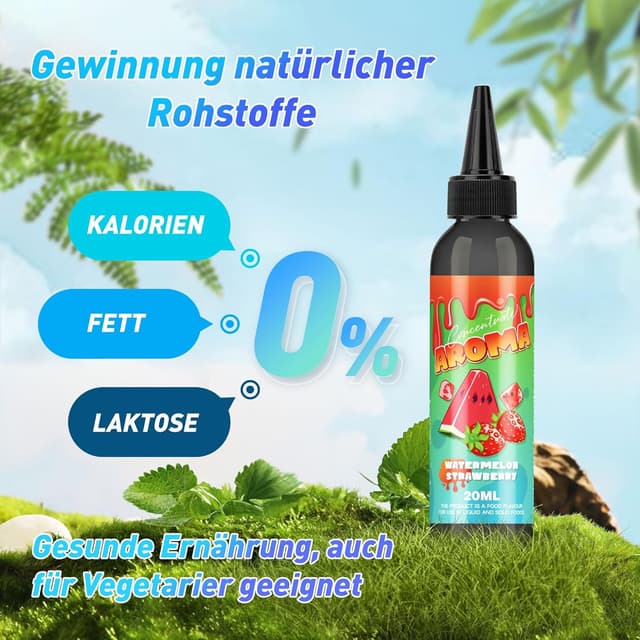Detalle 2 de FURUN Himbeere & Blaubeere Aromakonzentrat (Lebensmittelaroma) 20 ml – zum Kochen und Backen, zum einfachen Mischen