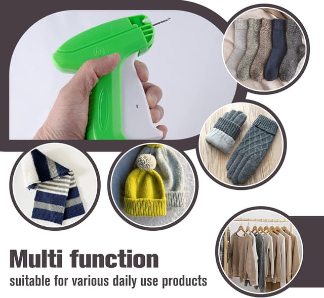 Thumbnail 6 de ilauke Etikettierpistole-Set für Textil (mit 5 Ersatznadeln, 2000 Heftfäden, 200 Tags)