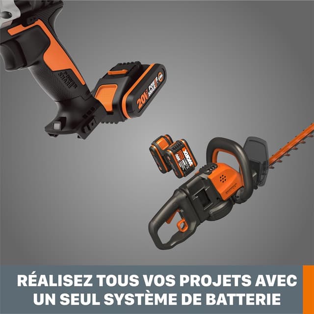 Detalle 2 de WORX Batterie PowerShare Pro Lithium-Ion 20V 4Ah WA3644 – haute performance et autonomie pour outils 20/40/80 V