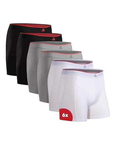 Detalle de Danish Endurance 6 pack de calzoncillos bóxer de bambú para hombre (con o sin bragueta)