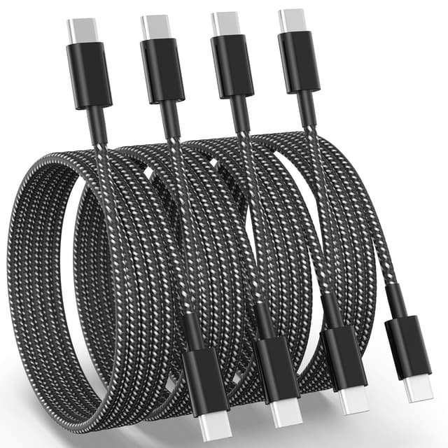 Detalle de USB C to USB C 60W charger cable 6ft