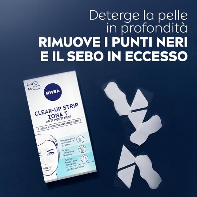 Detalle 2 de NIVEA Clear-Up Strips cerotti punti neri 18