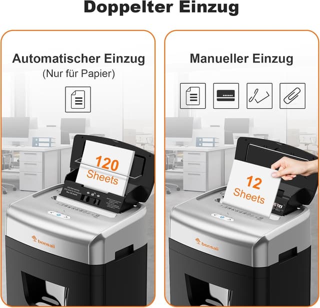 Detalle 2 de bonsaii C233-B Aktenvernichter 23 L đź“„