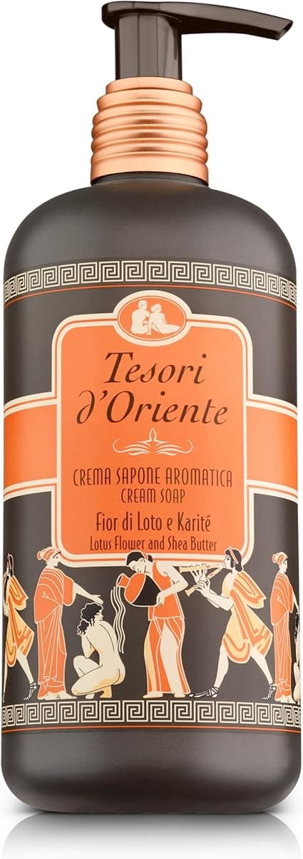 Detalle de Tesori d'Oriente Jabón líquido flor de loto y karité, 300 ml