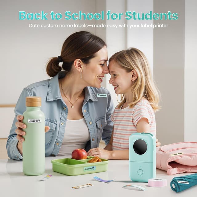 Detalle de Phomemo D30 thermal label maker for 30mm tape