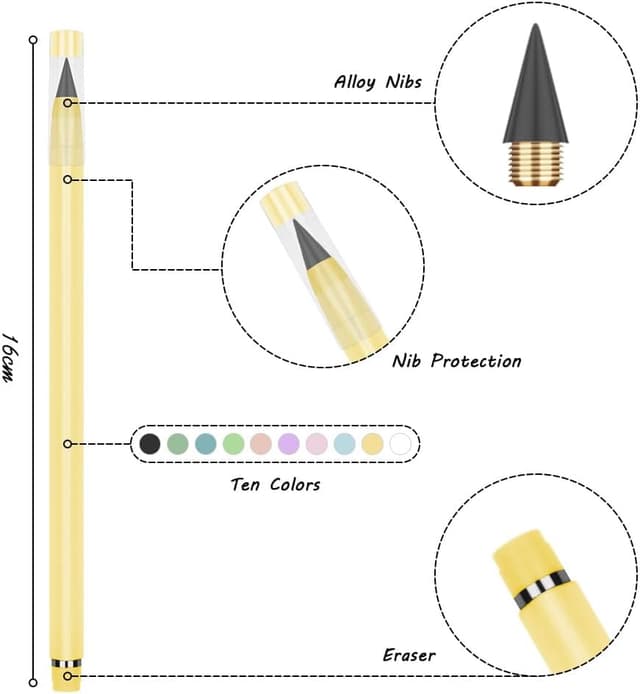 Thumbnail 1 de Vicloon Bolígrafo sin tinta 10 piezas