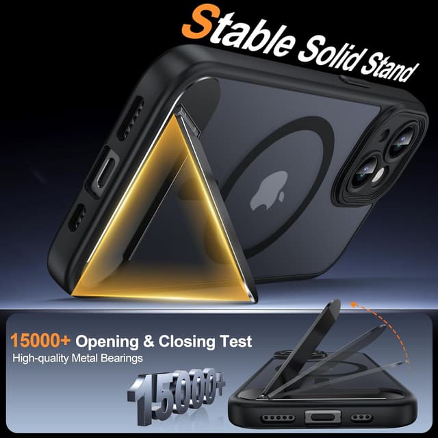 Detalle de AMILIFECASES iPhone 15 6.1" Magnetic Translucent Case