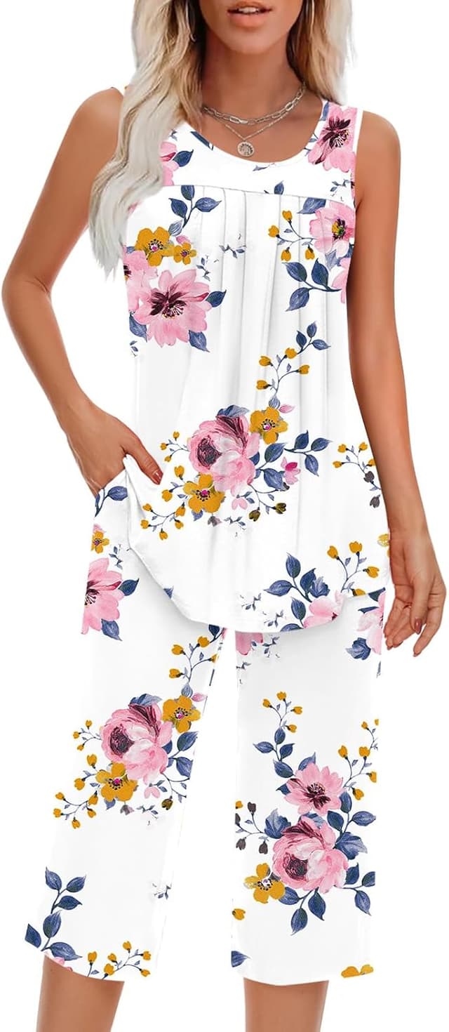 Detalle 1 de Findsweet Women Pajamas Sets 95% rayon