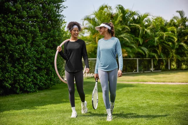 Detalle de Gyabnw Sport Damen-Langarmshirt mit Mesh-Rücken – Funktionsshirt fürs Training, Yoga & Wandern