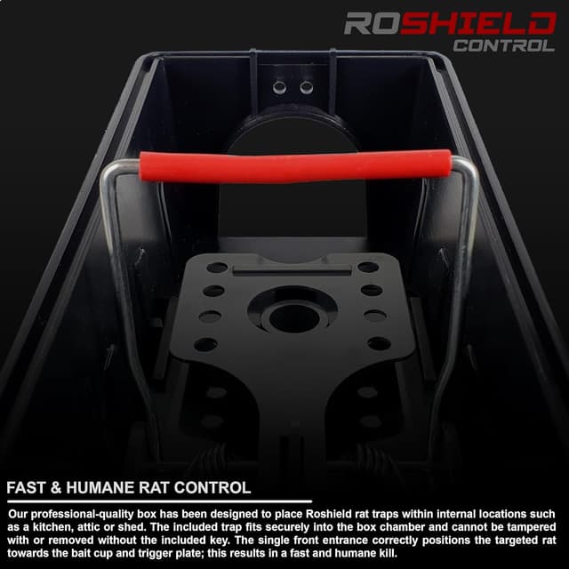 Thumbnail 5 de ROSHIELD 2X Rat Trap Killer Box Pack of 2 🐀