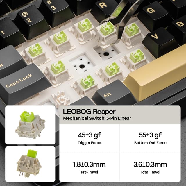 Thumbnail 4 de EPOMAKER EA75 MAX 75% wireless mechanical keyboard ⌨