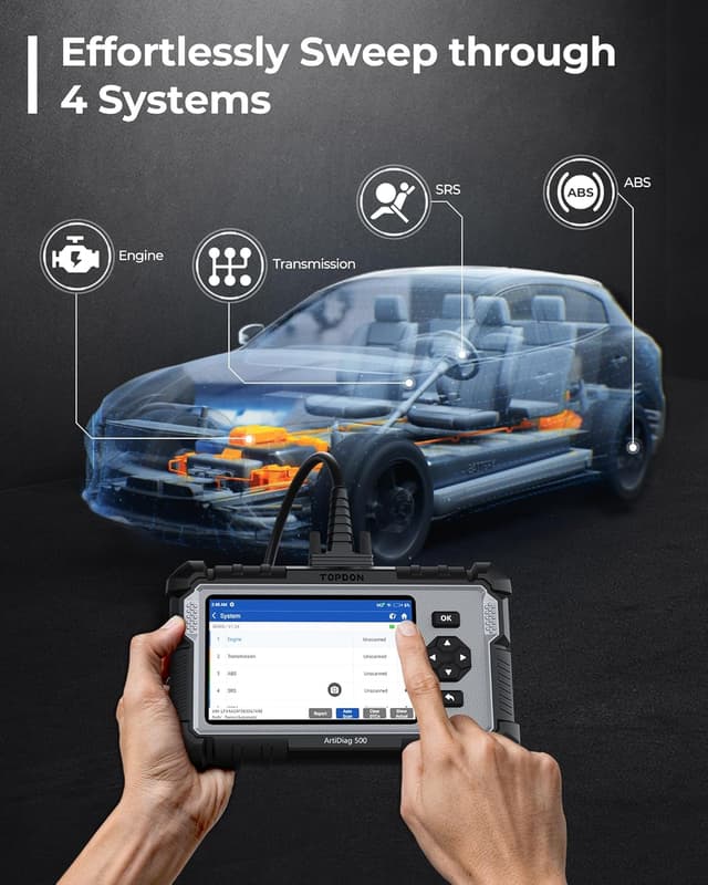 Thumbnail 2 de TOPDON ArtiDiag500 OBD2 scanner 6 resets