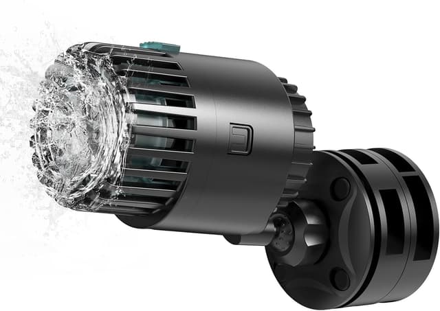 Detalle de AQQA Aquarium Wave Maker Pump (12W) – Ultra quiet 360° adjustable circulation powerhead for 280–560L tanks