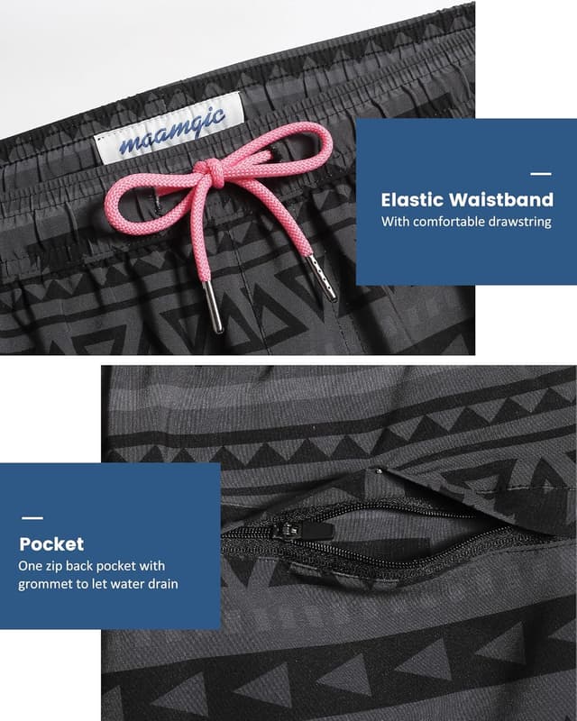 Detalle 2 de maamgic Mens 5 Inch Stretch Swim Shorts