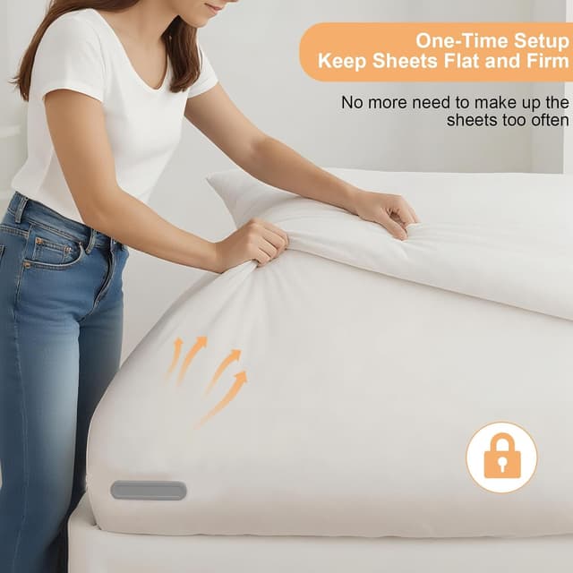 Detalle 1 de Jovyll Bed sheet locks, 4 clips