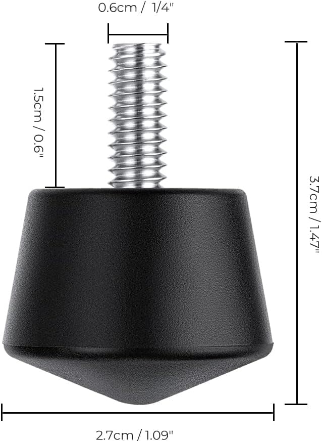 Thumbnail 1 de K&F CONCEPT Tripod Rubber Foot Spikes 3PCS