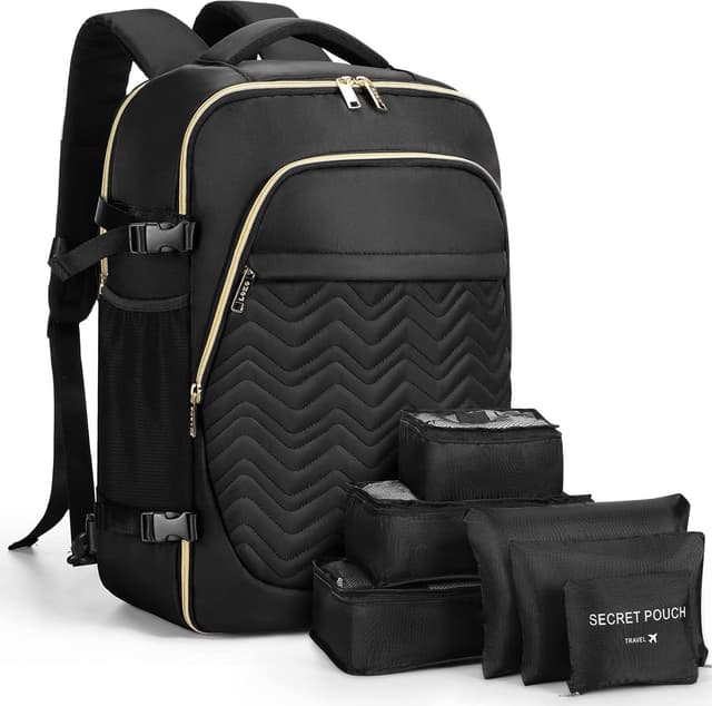 Detalle de Lekesky Travel Backpack Cabin Size (17-inch laptop) – 30L waterproof carry-on rucksack