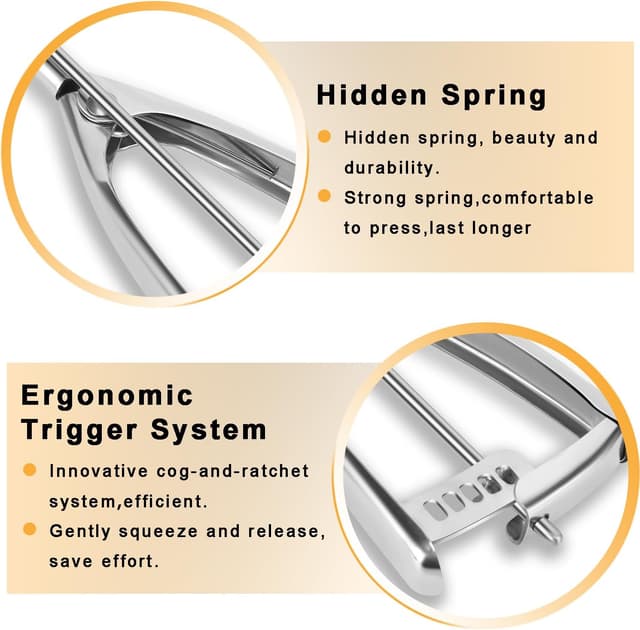 Thumbnail 3 de Fayomir Cookie Scoop Set 3 Sizes 🍽