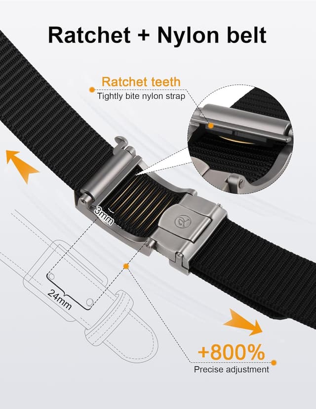 Thumbnail 1 de JUKMO Automatik Gürtel Herren Nylon Taktischer