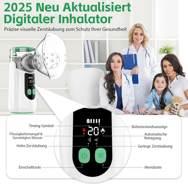 Detalle 2 de Wholede Inhaliergerät für Erwachsene