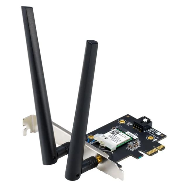 Detalle de ASUS PCE-BE6500 Adaptador Wi‑Fi 7 TriBanda con Bluetooth 5,4 📡