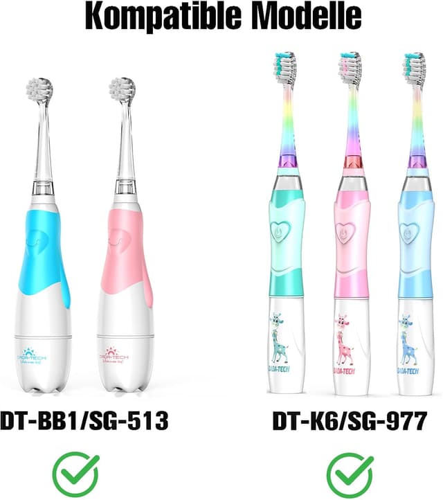 Detalle 2 de Ersatzköpfe für DT-BB1, DT-K6, SG-513 4-teilig