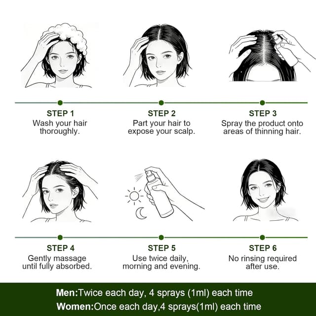 Detalle 1 de Haarwachstum Serum Spray mit Rosmarinöl