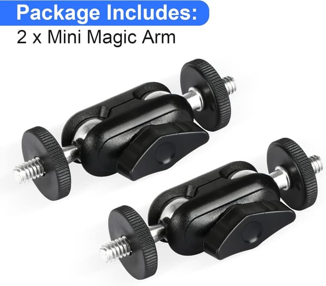 Thumbnail 6 de Doppelter Kugelkopfadapter 2er Pack für 1/4 Zoll