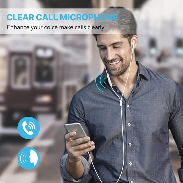 Detalle 2 de Wired Earbuds 3.5mm Clear Call