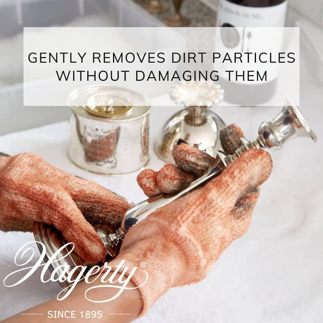 Thumbnail 3 de Hagerty Silver Cleaning Gloves Tarnish Protection
