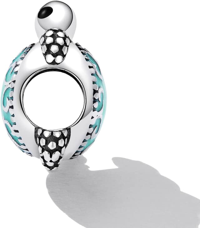 Detalle 1 de 925er Sterlingsilber Schildkröten Charms