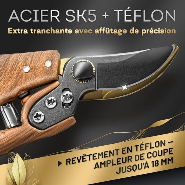 Thumbnail 1 de GRÜNTEK Sécateur de jardin 210 mm ✂