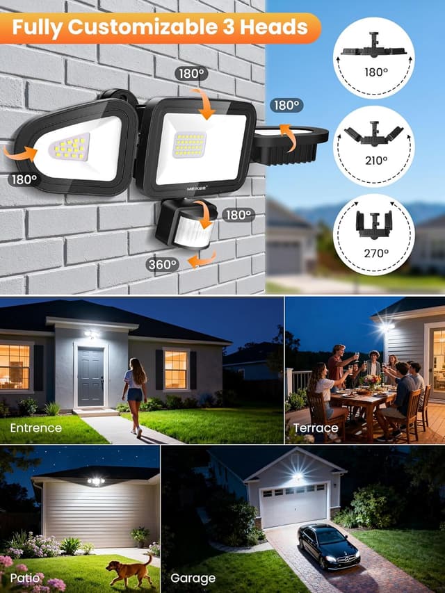 Thumbnail 6 de MEIKEE 42W Faretto sensore movimento