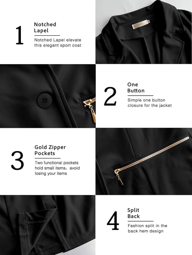 Thumbnail 5 de Genhoo Open Front Blazer