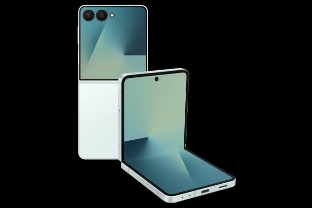 Detalle de Samsung Galaxy Z Flip7 plegable 1 unidad Verde Menta 😊