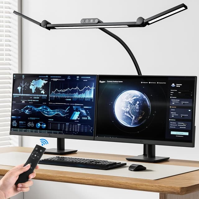 Detalle de TYEE Schreibtischlampe 24W LED dimmbar, Tageslichtlampe