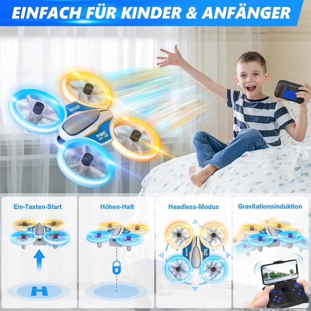 Detalle de Mini Drone 1080P HD per bambini