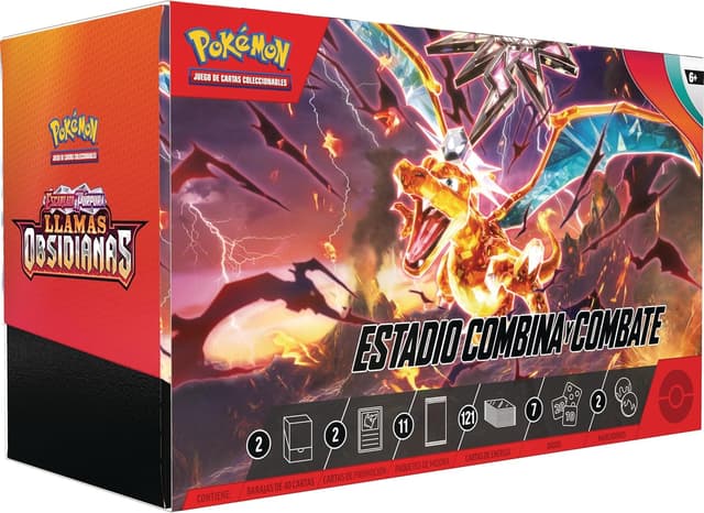 Imagen de Pokémon Estadio Combina y Combate Escarlata y Púrpura 11 paquetes en OfertitasTOP