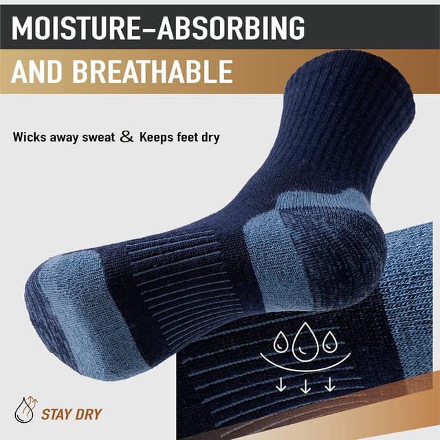 Thumbnail 5 de Niorasen Merino Wool Hiking Socks 3 Pairs